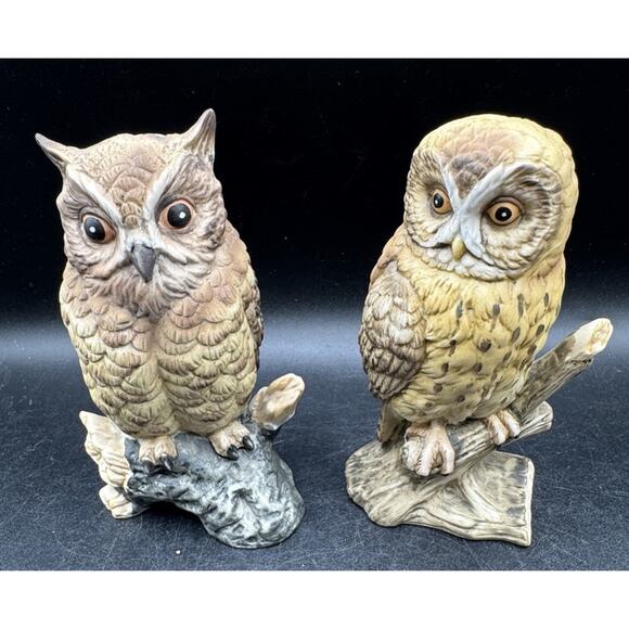Andrea Other - 2 Vintage Ceramic Owls Made in Japan & Hand Painted Andrea Sadak?